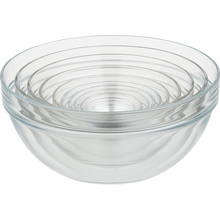 Load image into Gallery viewer, 10 Piece 2.25 10.25 Inches Glass Nesting Bowl Set