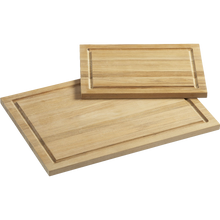 Load image into Gallery viewer, FSC Teak Rectangular Cutting Boards with Well